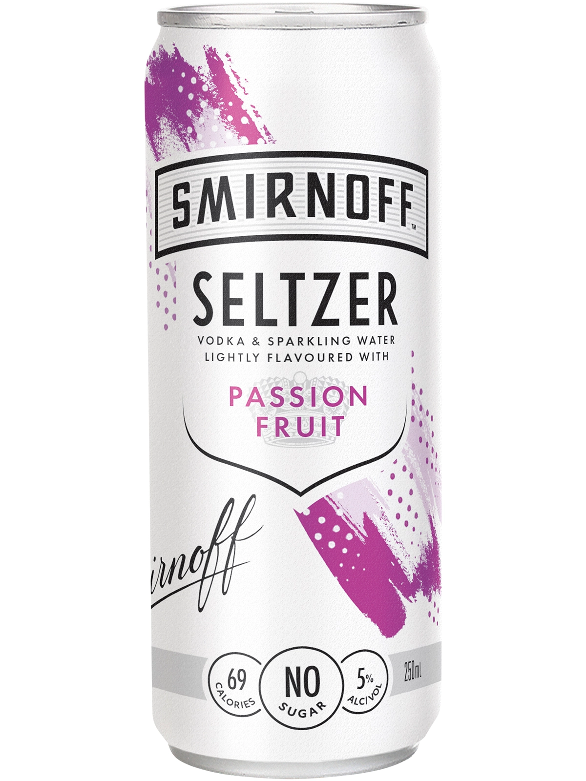 Smirnoff Passionfruit Seltzer Cans 24 X 250ml